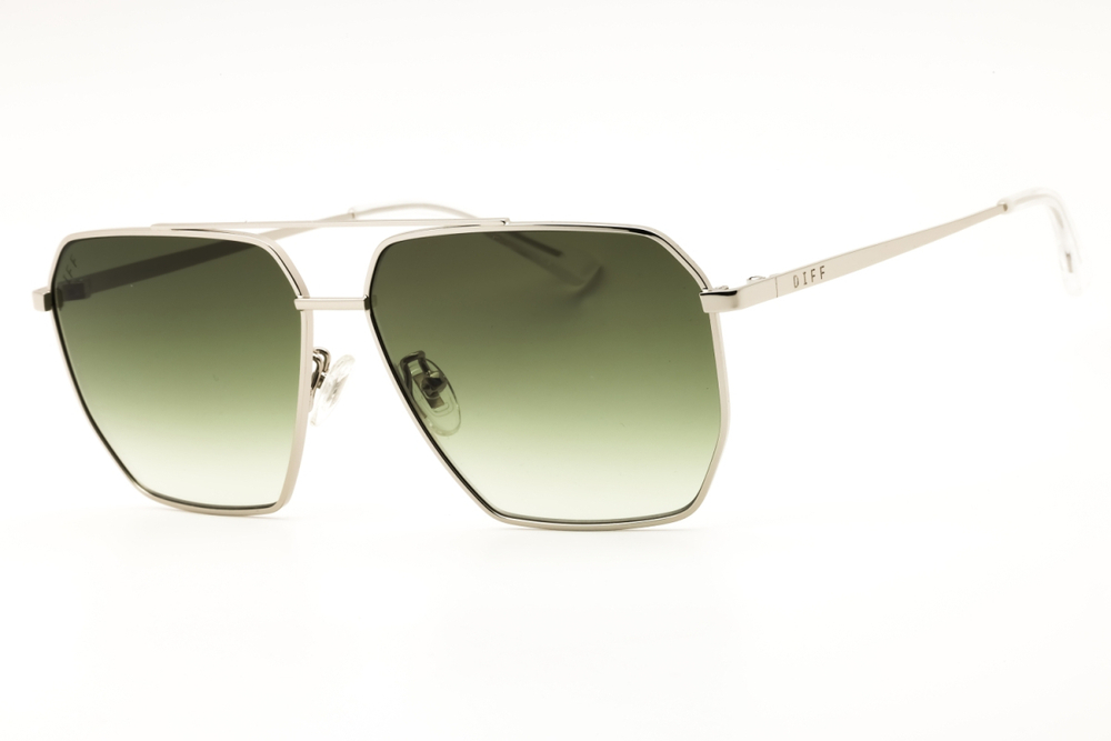 NEW DIFF Eyewear BERKELY DE01-0742 Silver Sunglasses Authentic